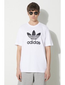 adidas Originals t-shirt in cotone Trefoil uomo colore bianco IV5353
