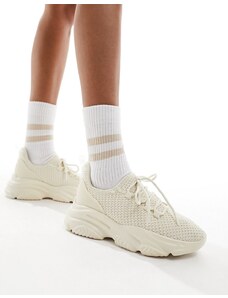 Call it Spring - Trixi - Sneakers crema da corsa con suola spessa-Bianco