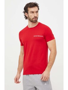 Emporio Armani Underwear maglietta lounge pacco da 2 colore rosso
