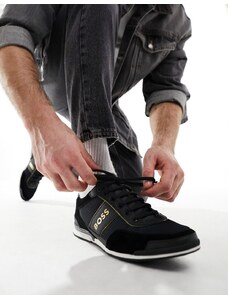 BOSS by Hugo Boss BOSS - Saturn - Sneakers nere basse da corsa-Nero
