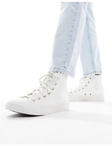 Converse - Chuck Taylor All Star - Sneakers bianche monocromatiche-Bianco