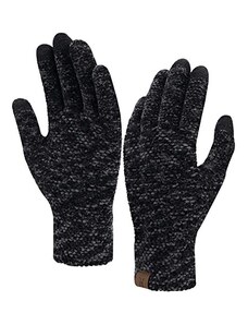 ZASFOU Guanti invernali da donna touch screen per tempo freddo, ciniglia caldo SMS guanti per ciclismo guida corsa
