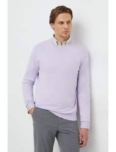 United Colors of Benetton maglione in cotone colore violetto