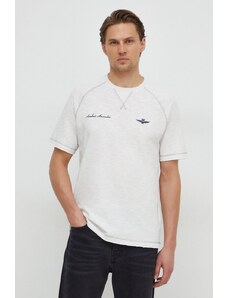 Aeronautica Militare t-shirt in cotone uomo colore bianco