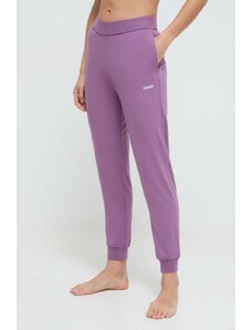 HUGO pantaloni lounge colore violetto