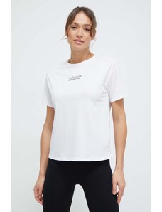 United Colors of Benetton t-shirt lounge in cotone colore bianco
