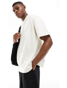 ASOS 4505 - T-shirt squadrata oversize pesante bianco vintage