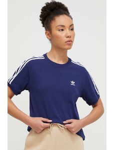 adidas Originals t-shirt donna colore blu navy IR8053