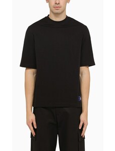 Burberry T-shirt girocollo oversize nera