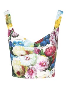 DOLCE&GABBANA Top Bustier In Cotone