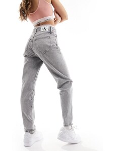 Calvin Klein Jeans - Mom jeans grigi-Grigio