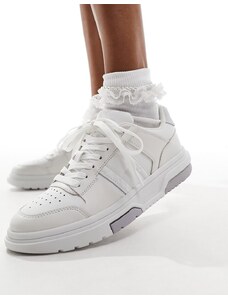 Tommy Jeans - Sneakers color avorio stile skate-Bianco