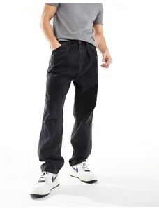 ASOS DESIGN - Jeans affusolati color nero slavato