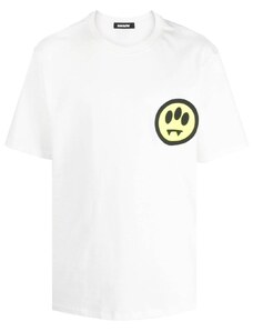 BARROW T-shirt bianca logo lettering retro