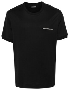 Emporio Armani T-shirt logotype nera