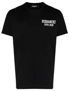 Dsquared2 t-shirt nera logotype