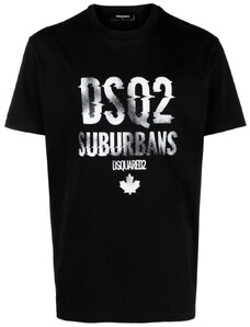 Dsquared2 T-shirt nera suburbans