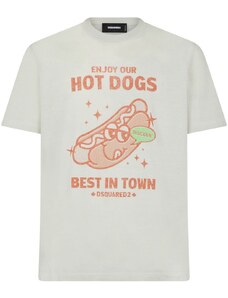 Dsquared2 T-shirt stampa hot dog