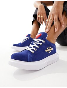 Love Moschino - Sneakers blu scuro con logo