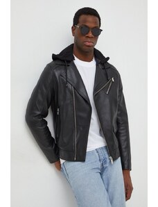 Karl Lagerfeld giacca da motociclista uomo colore nero
