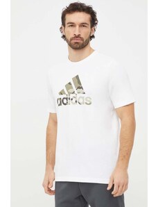 adidas t-shirt in cotone uomo colore bianco IN6472
