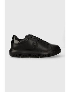 Karl Lagerfeld sneakers in pelle KAPRI KITE colore nero KL54530