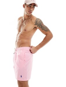 Polo Ralph Lauren - Traveler Icon - Pantaloncini da bagno rosa con logo
