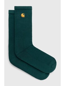 Carhartt WIP calzini Chase Socks uomo colore verde I029421.1YWXX