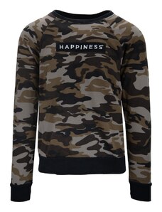 HAPPINESS S8/0123 Sweatshirt-XL Camouflage Cotone