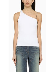 Givenchy Top asimmetrico bianco in cotone