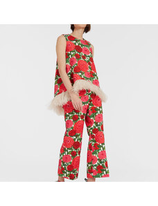 La DoubleJ Shorts & Pants gend - Hendrix Pants Pink Dahlias XS 98% Cotton 2% Elastane