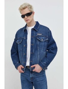 HUGO giacca di jeans uomo colore blu
