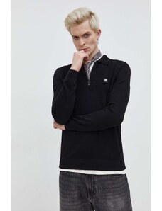 HUGO maglione in misto lana uomo colore nero
