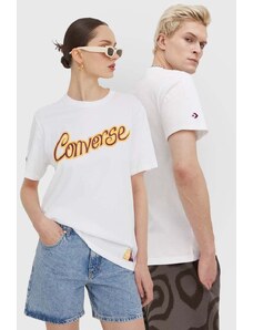 Converse t-shirt in cotone converse x wonka colore bianco
