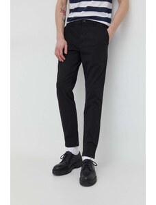 Solid pantaloni uomo colore nero