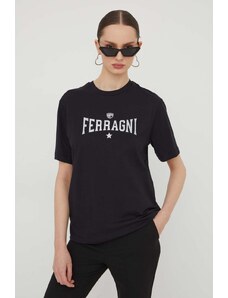 Chiara Ferragni t-shirt in cotone donna colore nero