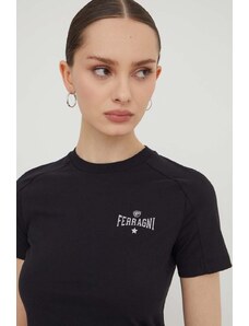 Chiara Ferragni t-shirt in cotone donna colore nero
