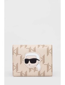Karl Lagerfeld portafoglio donna colore beige