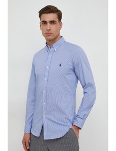 Polo Ralph Lauren camicia uomo colore blu