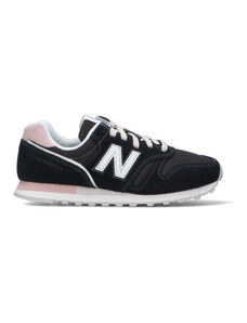 NEW BALANCE Sneaker donna nera/rosa in suede SNEAKERS