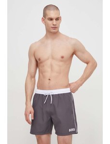BOSS pantaloncini da bagno colore grigio