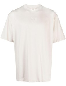 44 Label T-shirt dirty white logo nero