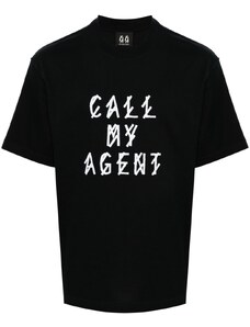 44 Label Tt-shirt nera call my agent