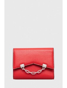 Karl Lagerfeld portafoglio in pelle donna colore rosso