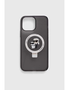 Karl Lagerfeld custodia per telefono iPhone 13 Pro Max 6.7" colore nero
