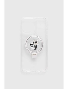 Karl Lagerfeld custodia per telefono iPhone 14 Pro Max 6.7" colore trasparente