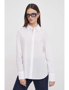 United Colors of Benetton camicia in cotone donna colore bianco