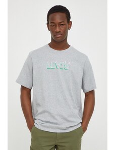 Levi's t-shirt in cotone uomo colore grigio
