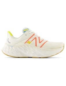 New Balance - More - Sneakers da corsa bianco e arancione con suola in gomma