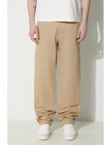 A.P.C. pantaloni in cotone Pantalon Chuck colore beige COGEW.H08408.BAA